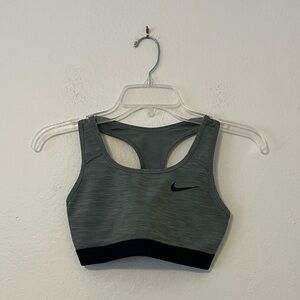 Gray Nike Sports Bra